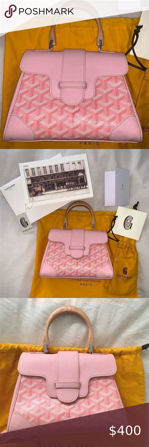 salmon pink goyard bag|goyard saigon bag.